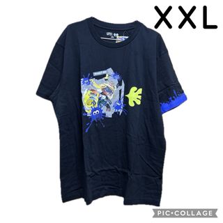 ユニクロ(UNIQLO)のユニクロ スプラトゥーン3 Tシャツ UT 半袖 ブラック XXL .(Tシャツ/カットソー(半袖/袖なし))