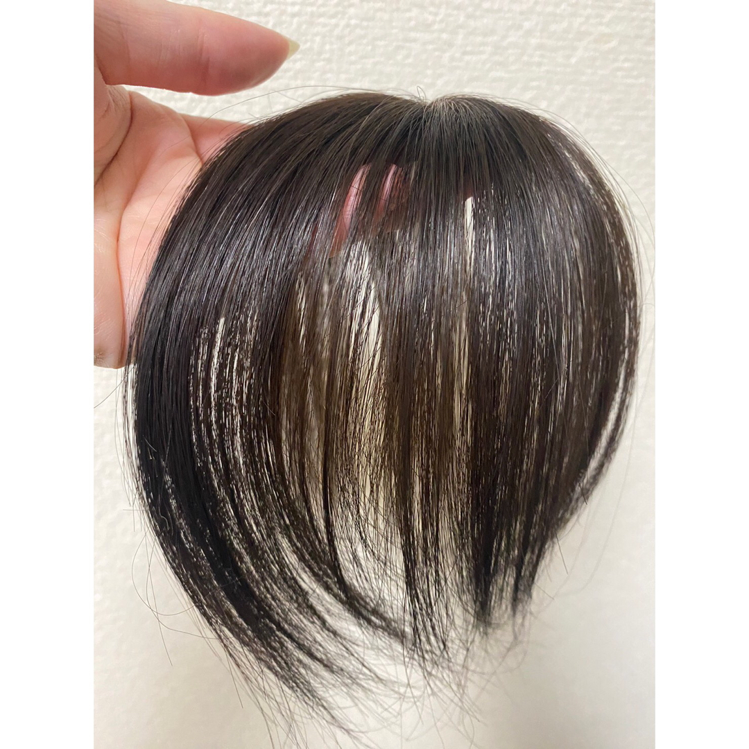新作】人毛100%地肌付き3D総手植え前髪ポイントウィッグ 新作】人毛100%地肌付き3D総手植え前髪ポイントウィッグ