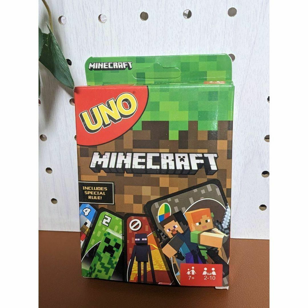 新品未開封品　Minecraft UNO マインクラフト　ウノ エンタメ/ホビーのテーブルゲーム/ホビー(トランプ/UNO)の商品写真