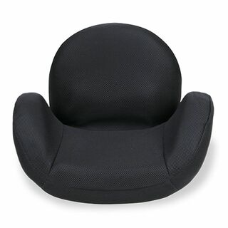 【色: ブラック色】座椅子 チェア ストレッチ座椅子 リクライニング「スワン」 
