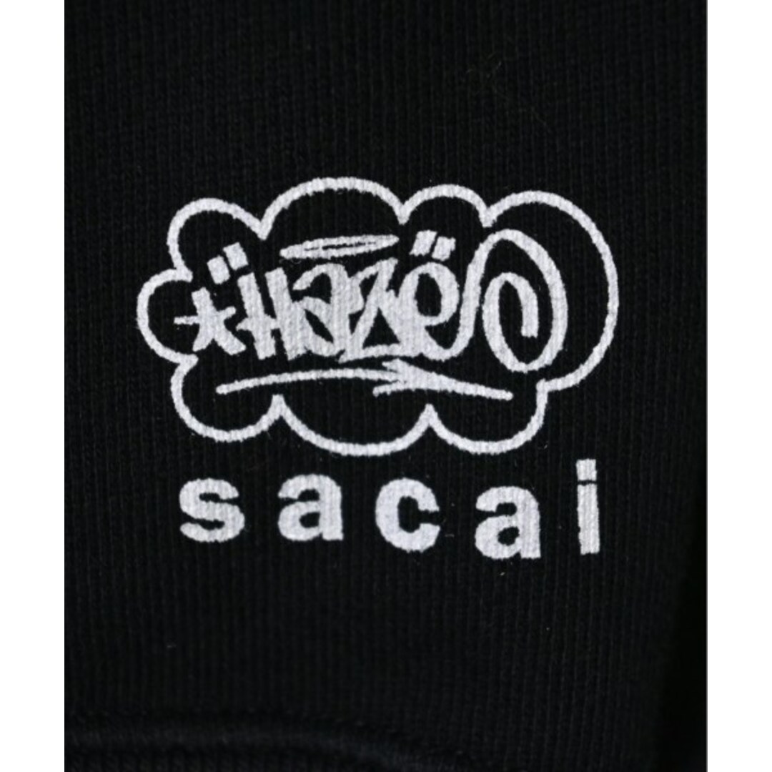 sacai(サカイ)のsacai サカイ パーカー 3(L位) 黒 【古着】【中古】 メンズのトップス(パーカー)の商品写真