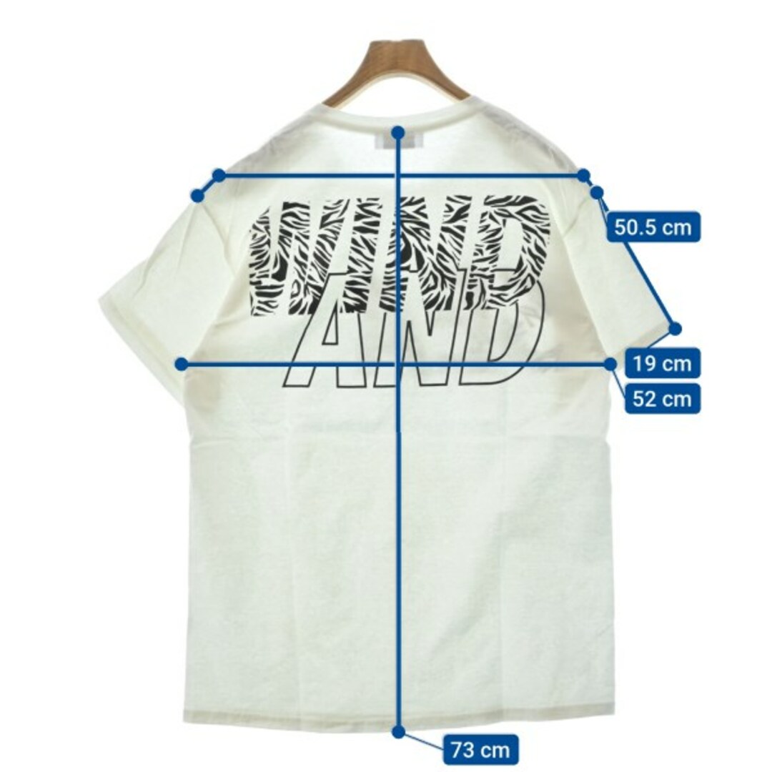 WIND AND SEA(ウィンダンシー)のWIND AND SEA ウィンダンシー Tシャツ・カットソー -(M位) 白 【古着】【中古】 メンズのトップス(Tシャツ/カットソー(半袖/袖なし))の商品写真