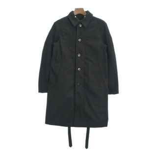 エンジニアードガーメンツ(Engineered Garments)のEngineered Garments ステンカラーコート 1(S位) 黒 【古着】【中古】(ステンカラーコート)