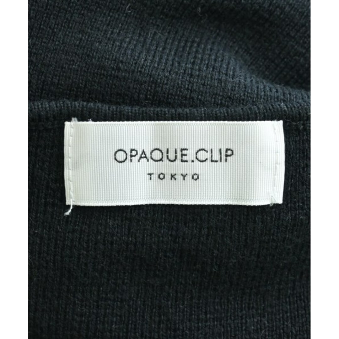 OPAQUE.CLIP(オペークドットクリップ)のOPAQUE.CLIP オペークドットクリップ ワンピース 38(M位) 黒 【古着】【中古】 レディースのワンピース(ひざ丈ワンピース)の商品写真