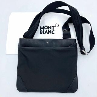 モンブラン(MONTBLANC)のモンブラン ナイロンショルダーバッグ レザー付属 ブラック(ショルダーバッグ)