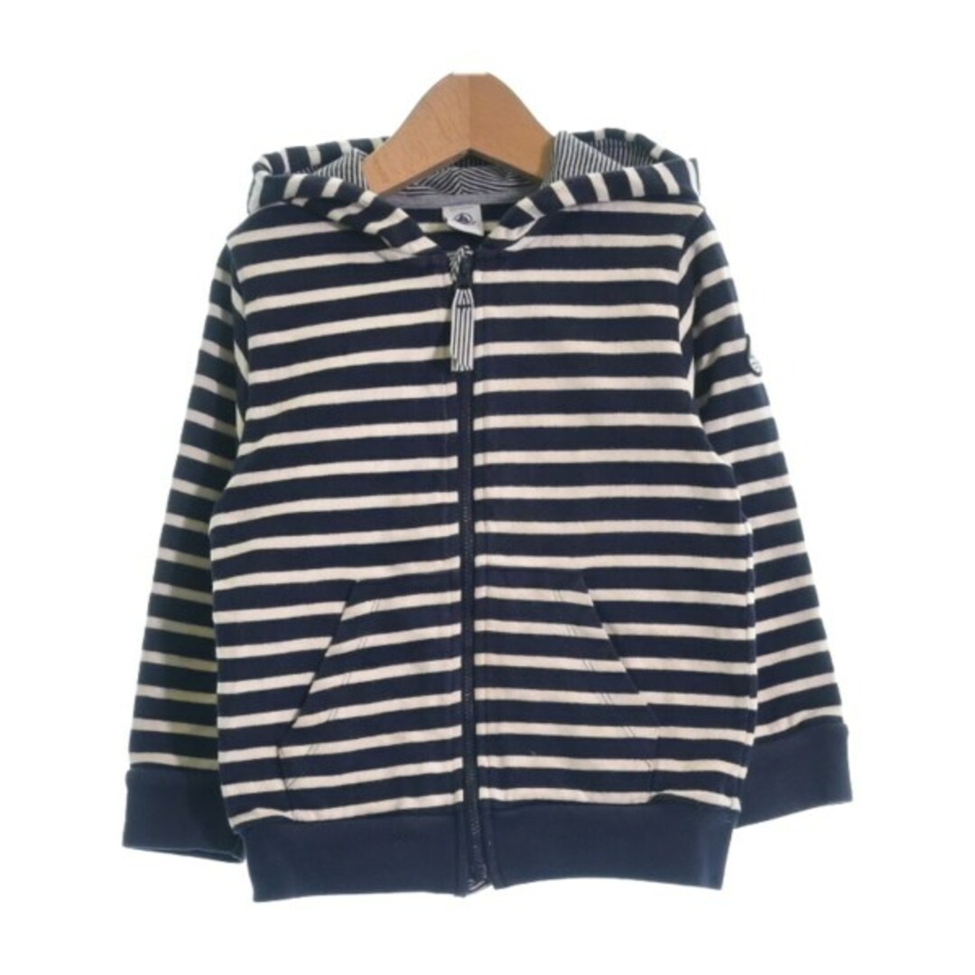 PETIT BATEAU(プチバトー)のPETIT BATEAU Tシャツ・カットソー 110 紺x白(ボーダー) 【古着】【中古】 キッズ/ベビー/マタニティのキッズ服女の子用(90cm~)(Tシャツ/カットソー)の商品写真