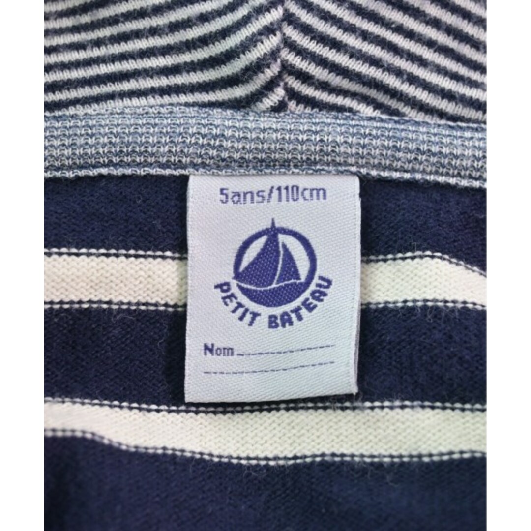 PETIT BATEAU(プチバトー)のPETIT BATEAU Tシャツ・カットソー 110 紺x白(ボーダー) 【古着】【中古】 キッズ/ベビー/マタニティのキッズ服女の子用(90cm~)(Tシャツ/カットソー)の商品写真