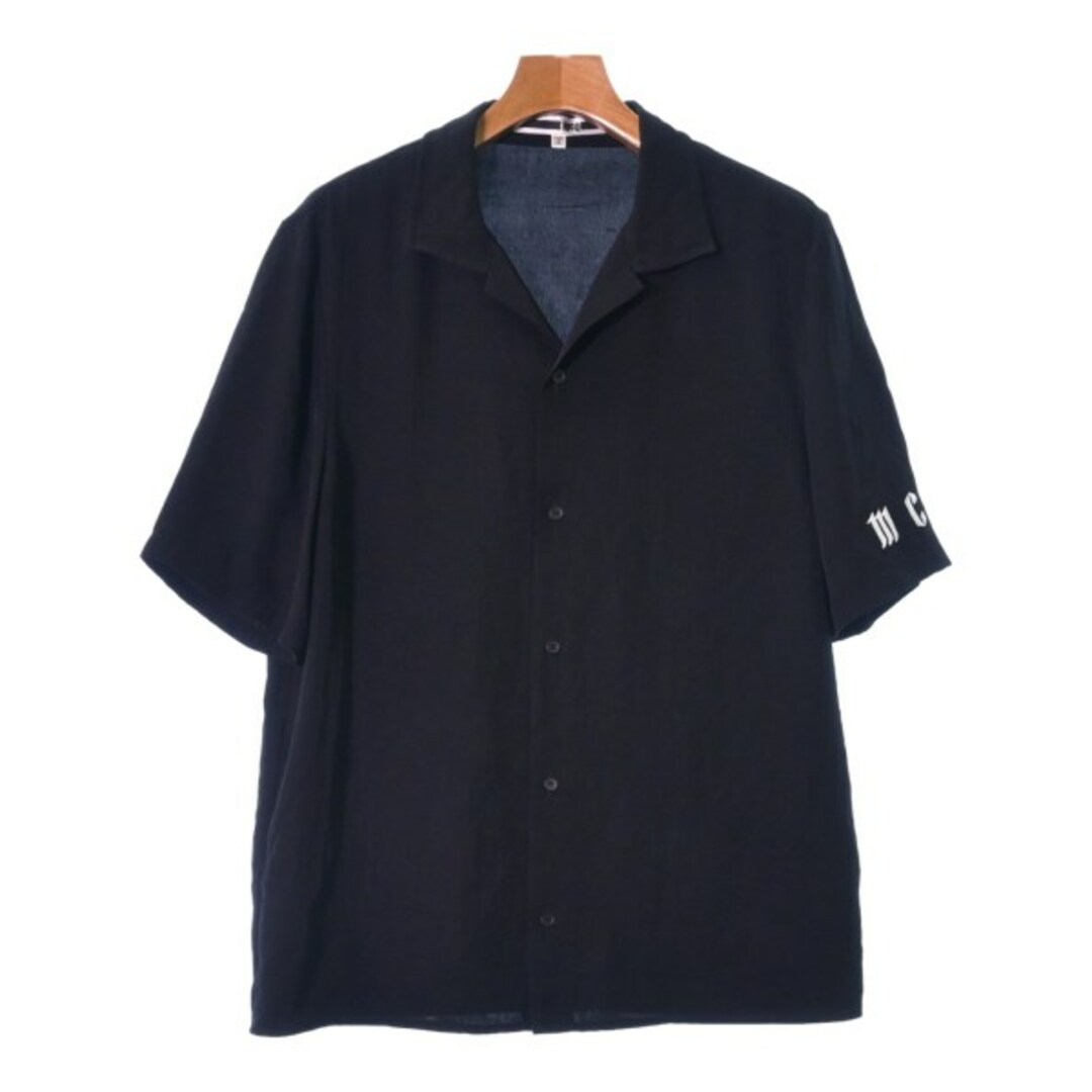 McQ(マックキュー)のMcQ マックキュー カジュアルシャツ 48(L位) 黒 【古着】【中古】 メンズのトップス(シャツ)の商品写真