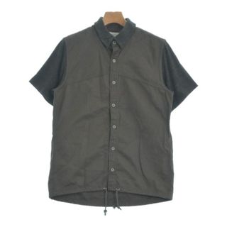 ノンネイティブ(nonnative)のnonnative ノンネイティヴ カジュアルシャツ 1(S位) 茶 【古着】【中古】(シャツ)