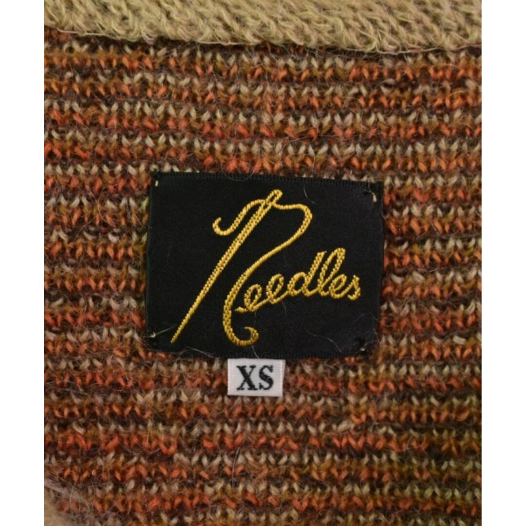 Needles(ニードルス)のNeedles ニードルス カーディガン XS ベージュ系(総柄) 【古着】【中古】 メンズのトップス(カーディガン)の商品写真