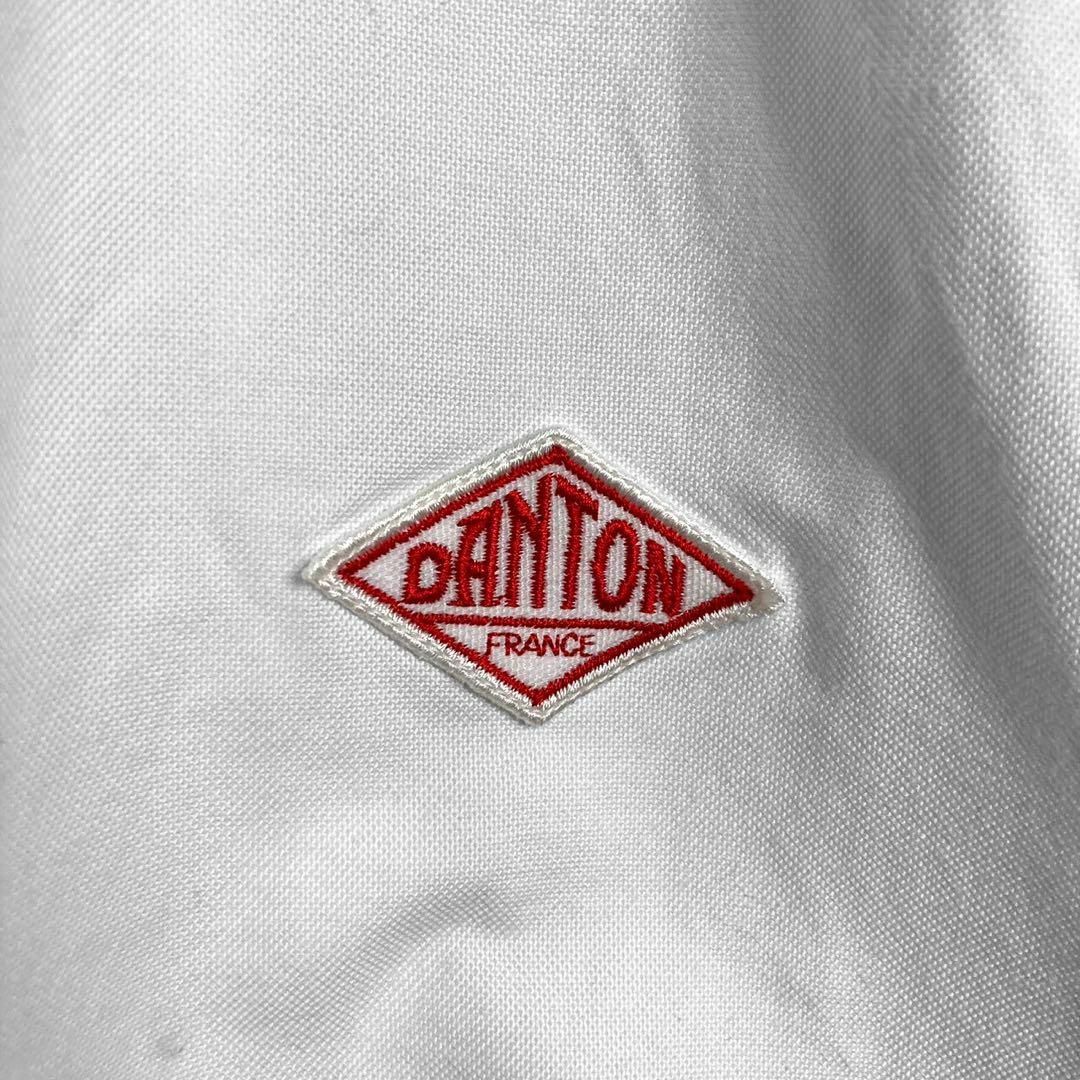 DANTON(ダントン)のダントン バンドカラー コットンシャツ ホワイト メンズ 40サイズ メンズのトップス(シャツ)の商品写真