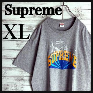 シュプリーム(Supreme)の8812【人気XLサイズ】シュプリーム☆ビッグロゴ定番カラーtシャツ　美品(Tシャツ/カットソー(半袖/袖なし))