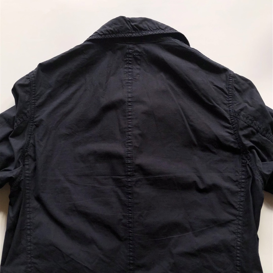 BACK NUMBER(バックナンバー)のBACK NUMBER バックナンバー  L スプリングコート　紺　ネイビー メンズのジャケット/アウター(ステンカラーコート)の商品写真