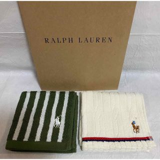 ラルフローレン(Ralph Lauren)のラルフローレン　タオルハンカチ　⭐️b(ハンカチ)