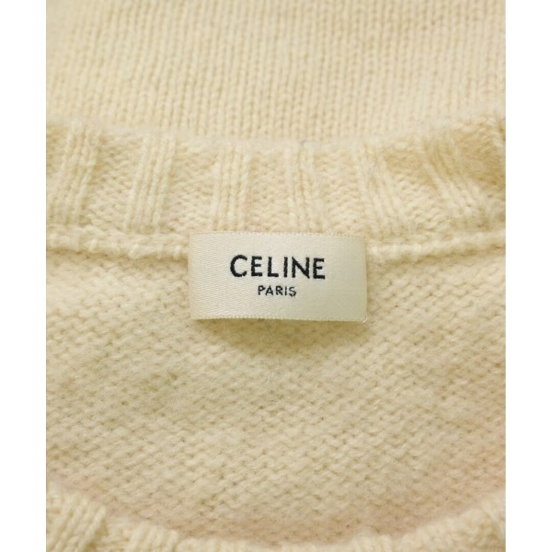 celine(セリーヌ)のCELINE セリーヌ ニット・セーター XS アイボリー 【古着】【中古】 レディースのトップス(ニット/セーター)の商品写真