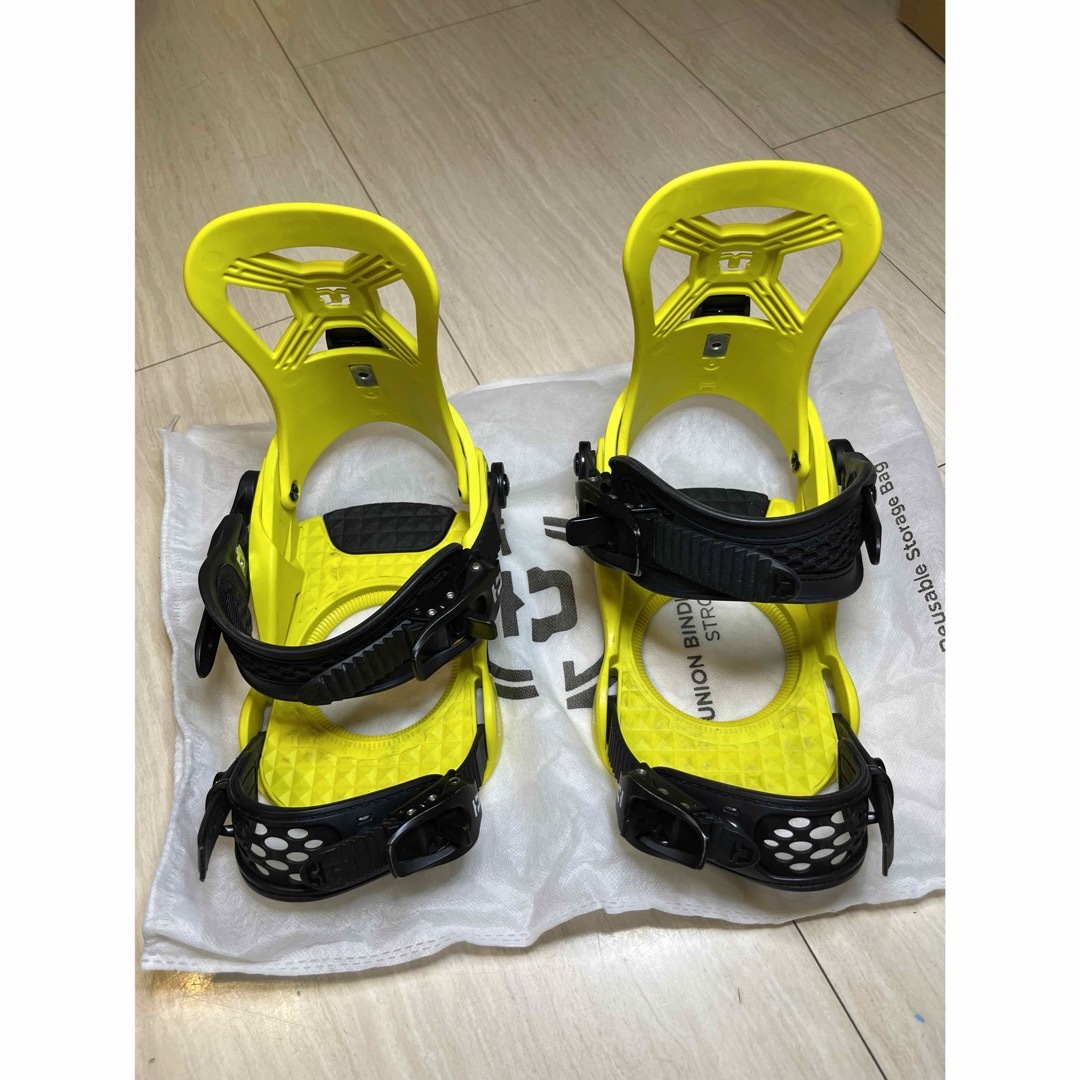 UNION CADET XS (サイズ:XS 色:YELLOW ) スポーツ/アウトドアのスノーボード(バインディング)の商品写真