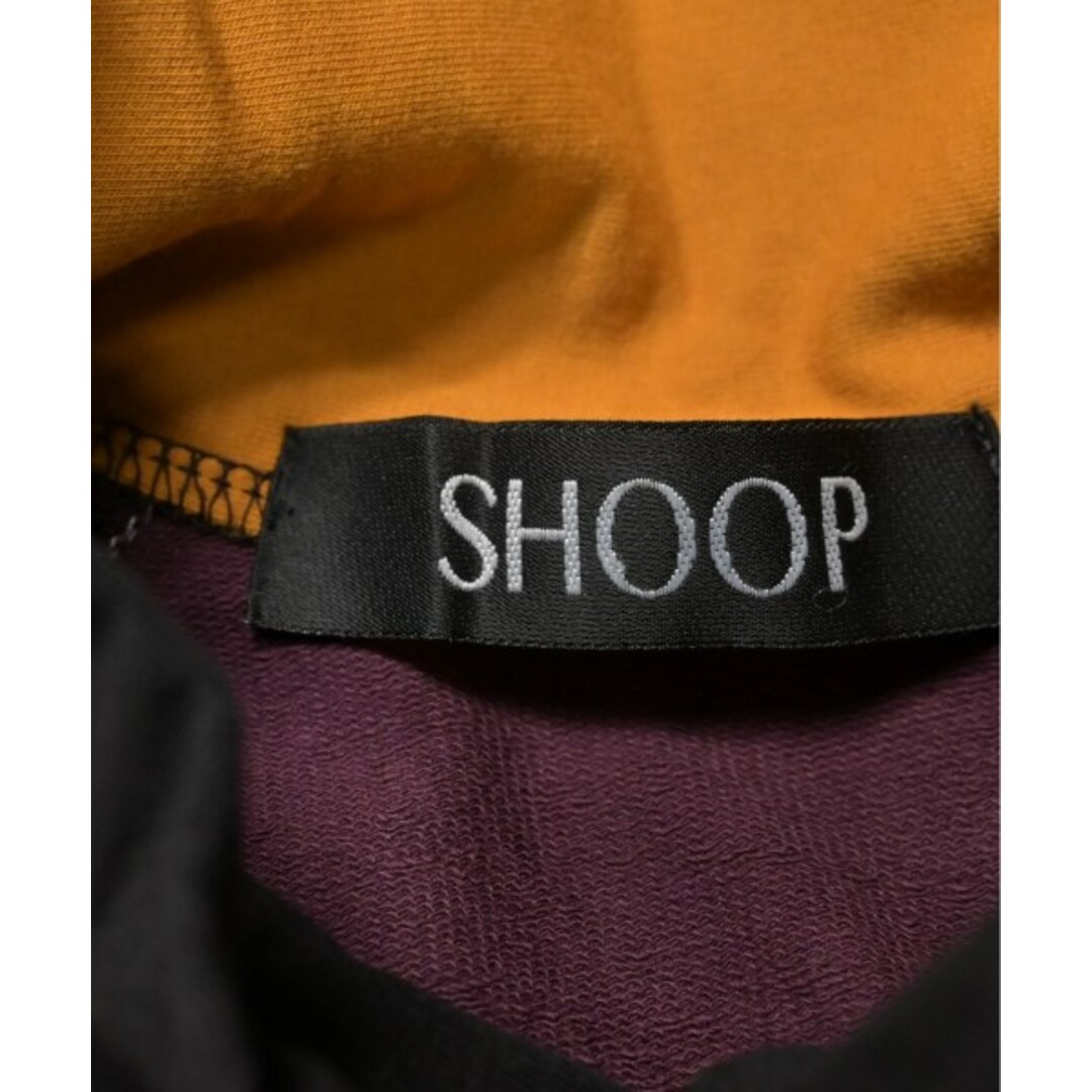 SHOOP(シュープ)のSHOOP シュープ Tシャツ・カットソー L 黒xオレンジxエンジ 【古着】【中古】 メンズのトップス(Tシャツ/カットソー(半袖/袖なし))の商品写真