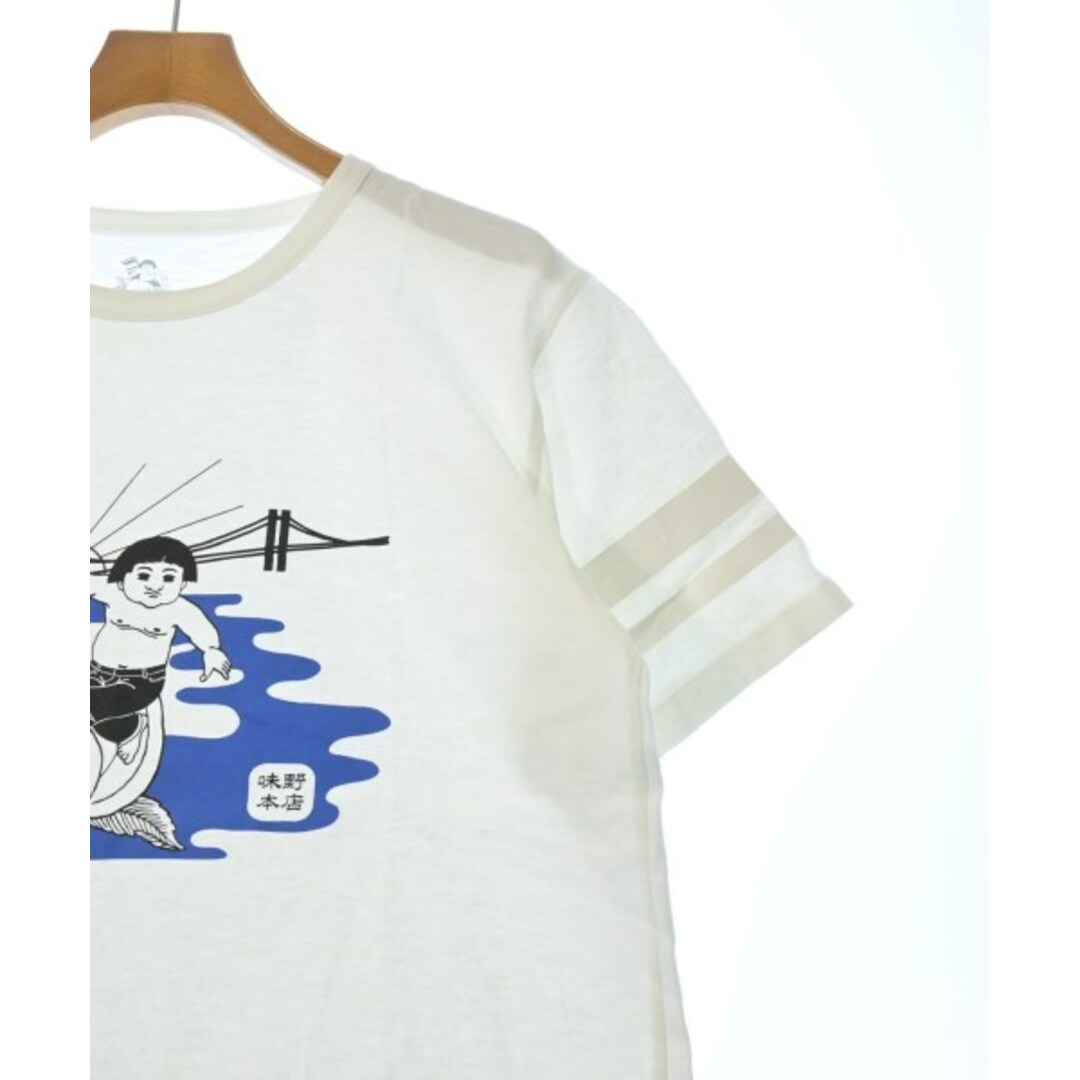MOMOTARO JEANS(モモタロウジーンズ)のMOMOTARO JEANS モモタロウジーンズ Tシャツ・カットソー L 白 【古着】【中古】 メンズのトップス(Tシャツ/カットソー(半袖/袖なし))の商品写真
