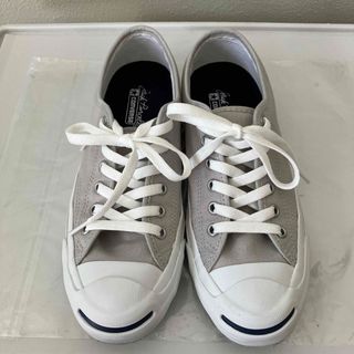 コンバース(CONVERSE)のコンバース ジャックパーセル ライトグレー 24.5(スニーカー)