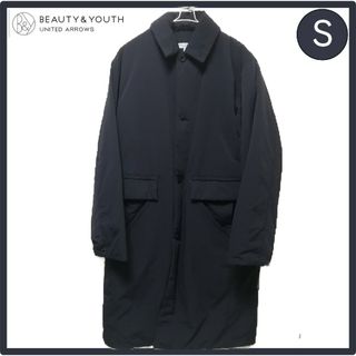 ビューティアンドユースユナイテッドアローズ(BEAUTY&YOUTH UNITED ARROWS)のユナイテッドアローズ　パデッドバルカラーコート　ネイビー(ステンカラーコート)