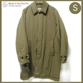 ビューティアンドユースユナイテッドアローズ(BEAUTY&YOUTH UNITED ARROWS)のユナイテッドアローズ　パデッドバルカラーコート　ベージュ(ステンカラーコート)