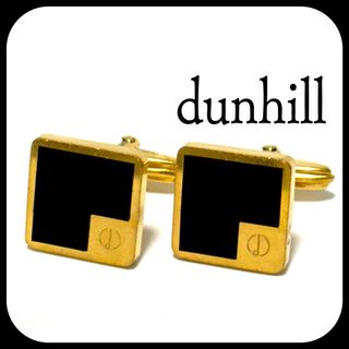 ダンヒル(Dunhill)のダンヒル  ブラック×ゴールド  カフスボタン  カフリンクス  お洒落✨(カフリンクス)