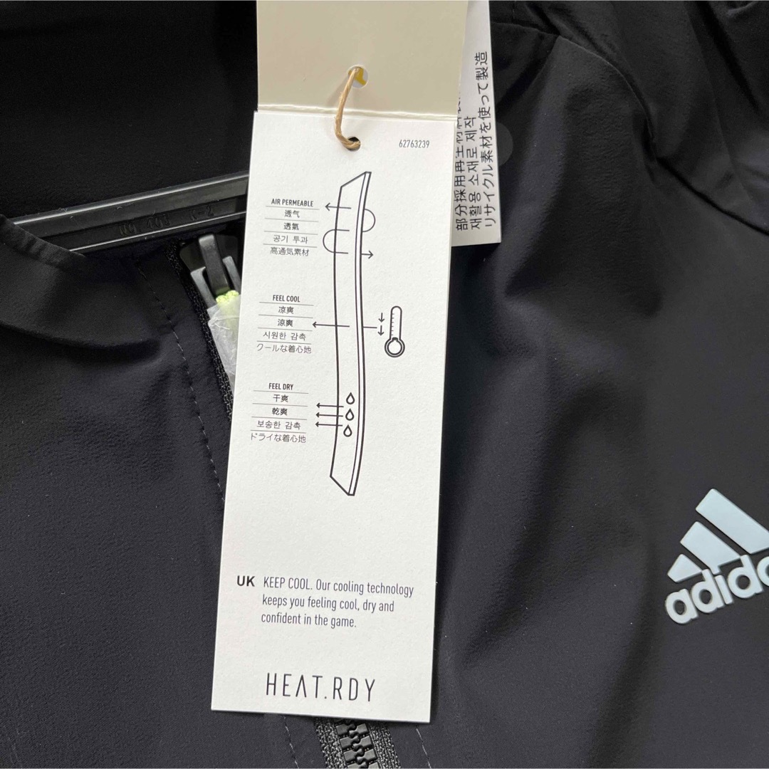 adidas(アディダス)のヒートドライ　ストレッチクールネックフルジップジャケット　レディース ゴルフ スポーツ/アウトドアのゴルフ(ウエア)の商品写真