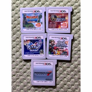 ニンテンドー3DS(ニンテンドー3DS)のドラゴンボール　パズドラクロス　スマブラ　マリオカート(携帯用ゲームソフト)