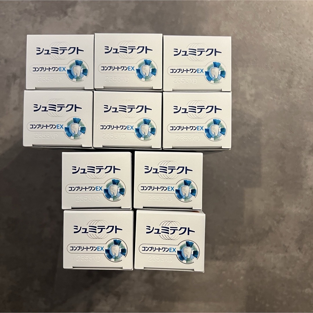 アース製薬(アースセイヤク)の10本 薬用シュミテクト コンプリートワンEX 90g コスメ/美容のオーラルケア(歯磨き粉)の商品写真