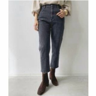 アパルトモンドゥーズィエムクラス(L'Appartement DEUXIEME CLASSE)のL'Appartement美品High rise Tappred denim(デニム/ジーンズ)