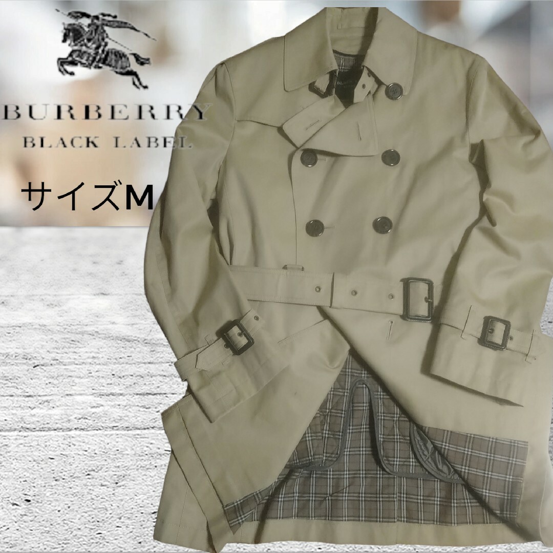 BURBERRY BLACK LABEL - 希少 バーバリーブラックレーベル トレンチ ...