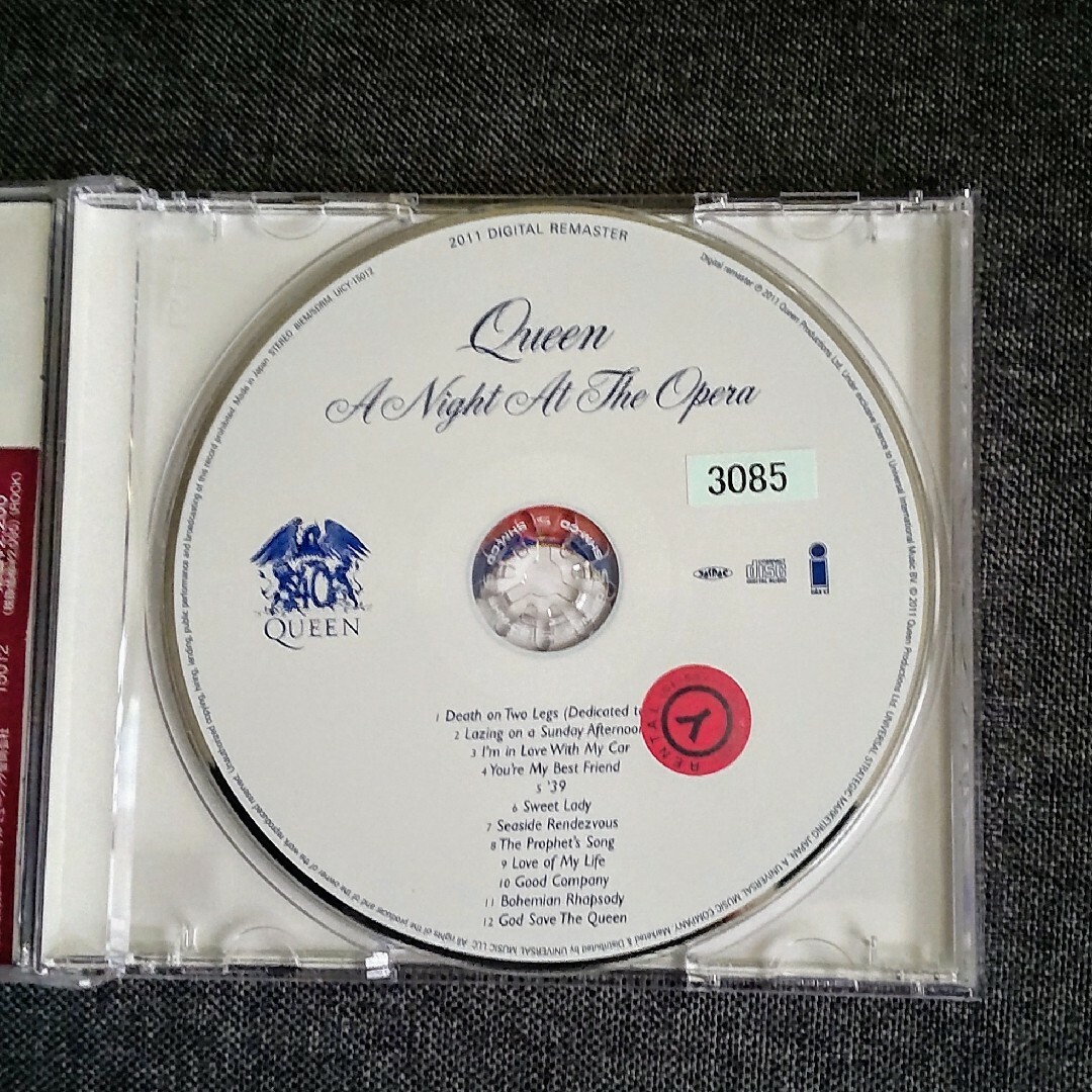 Queen(クイーン)のクイーン【オペラ座の夜】CD エンタメ/ホビーのCD(ポップス/ロック(洋楽))の商品写真