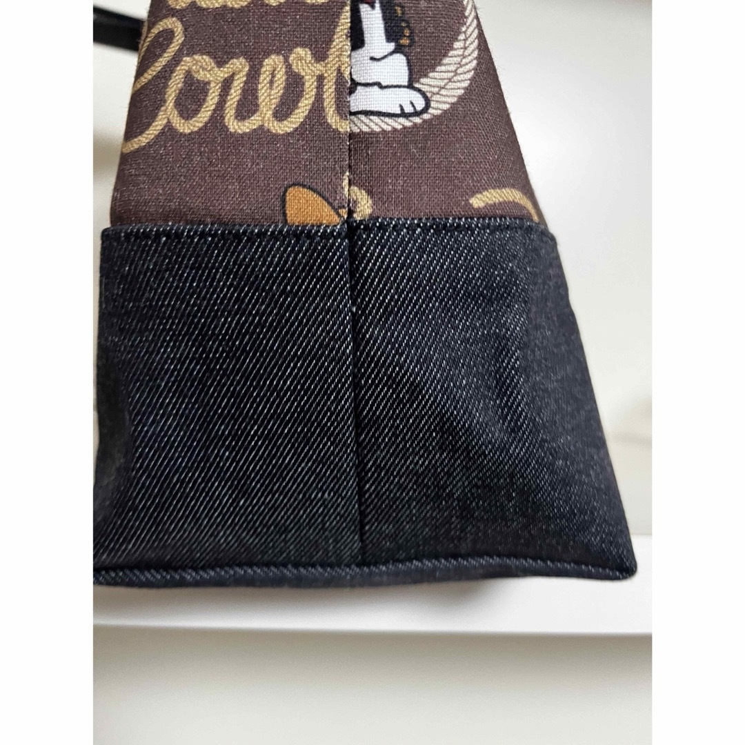 スヌーピー　ファスナートートバッグ　ハンドメイド ハンドメイドのファッション小物(バッグ)の商品写真