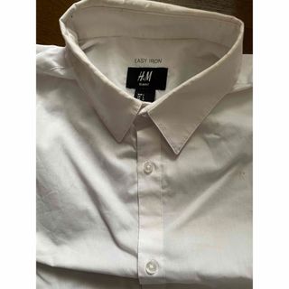 エイチアンドエム(H&M)のH&M エイチアンドエム 白シャツ L EASY IRON(シャツ)