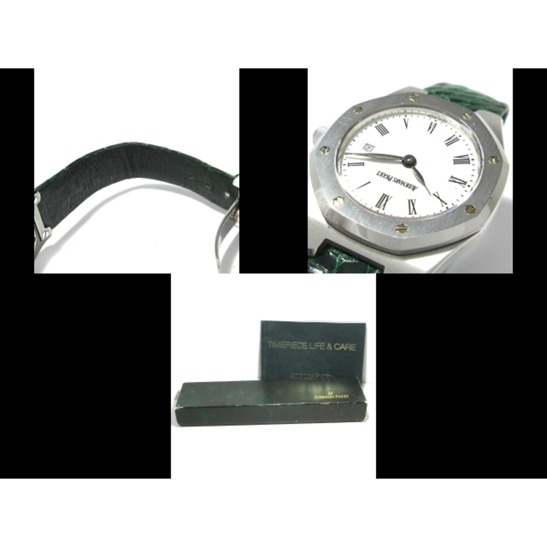 AUDEMARS PIGUET(オーデマピゲ)のAUDEMARS PIGUET(オーデマ・ピゲ) 腕時計 ロイヤルオーク 66800ST レディース 革ベルト 白 レディースのファッション小物(腕時計)の商品写真