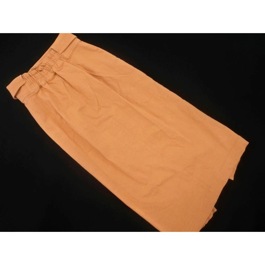 LagunaMoon(ラグナムーン)のLAGUNAMOON ラグナムーン スリット ボタンフライ ロング スカート sizeS/オレンジ ■■ レディース レディースのスカート(ロングスカート)の商品写真