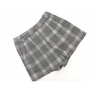 ヴィス(ViS)のVIS ビス チェック ショート パンツ sizeS/グレー ◇■ レディース(ショートパンツ)