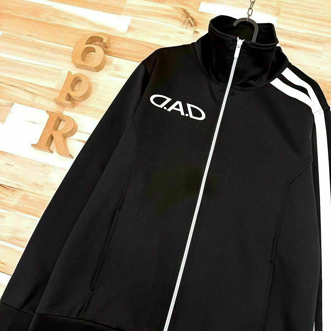 【デーアーデー】D.A.D. ジャージ ジャケット 星 モノトーン L 黒×白 メンズのトップス(ジャージ)の商品写真