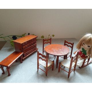 saleドールハウス　木製家具(ミニチュア)