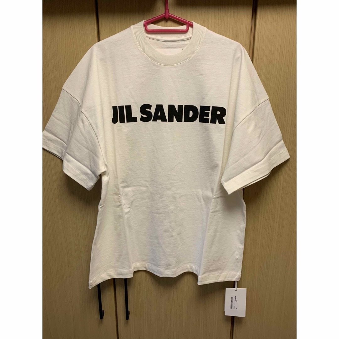 Jil Sander(ジルサンダー)の正規新品 22SS JIL SANDER ジルサンダー ロゴ Tシャツ 白 XS メンズのトップス(Tシャツ/カットソー(半袖/袖なし))の商品写真