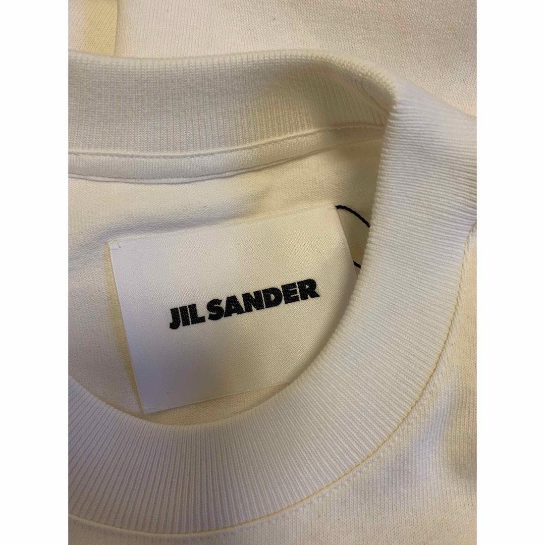 Jil Sander(ジルサンダー)の正規新品 22SS JIL SANDER ジルサンダー ロゴ Tシャツ 白 XS メンズのトップス(Tシャツ/カットソー(半袖/袖なし))の商品写真