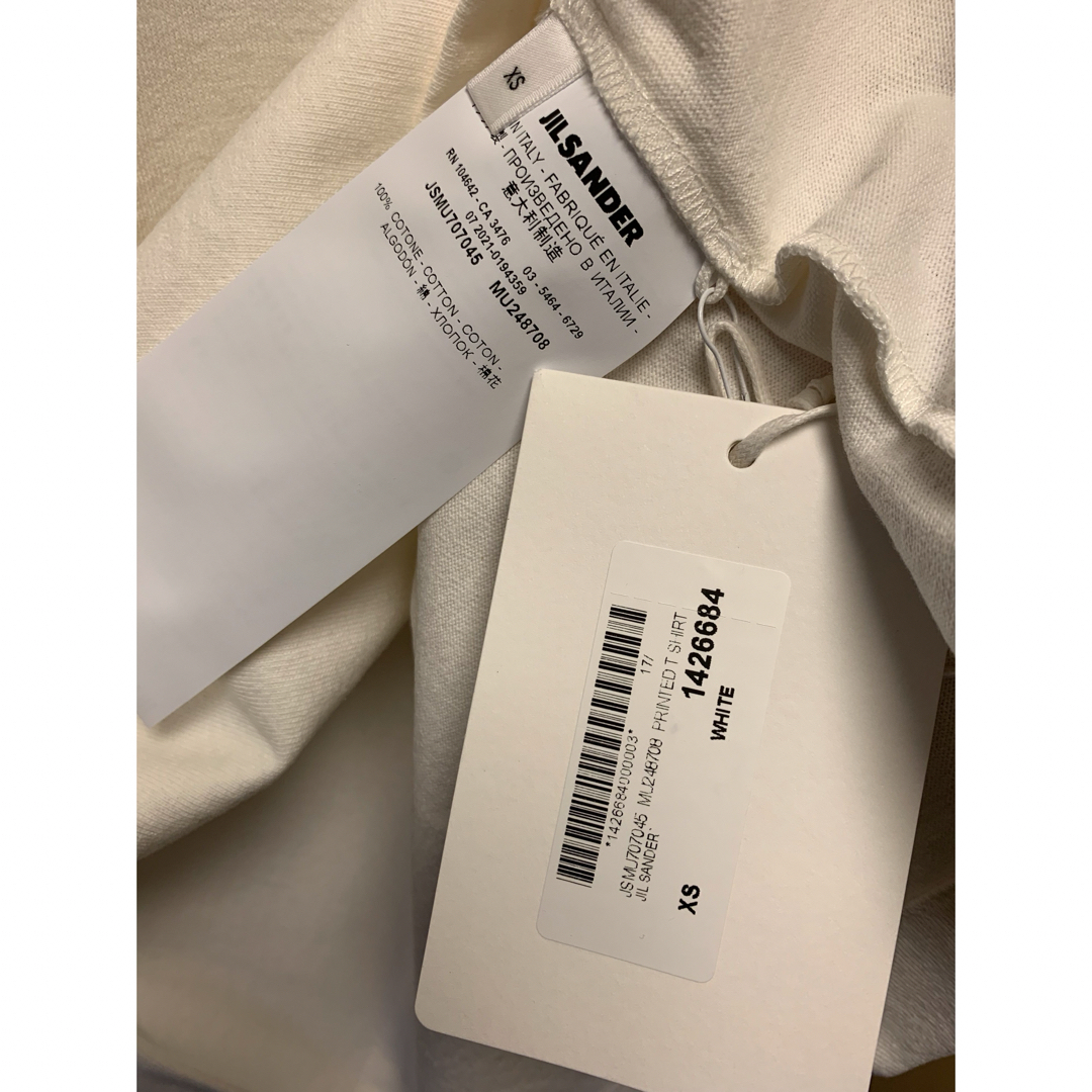 Jil Sander - 正規新品 22SS JIL SANDER ジルサンダー ロゴ Tシャツ 白