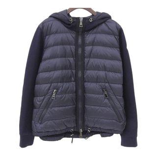 モンクレール(MONCLER)のモンクレール MAGLIA CARDIGAN マグリア ダウン 切替 パーカー 84960 00 809BE レディース ネイビー MONCLER 【中古】 【アパレル・小物】(その他)