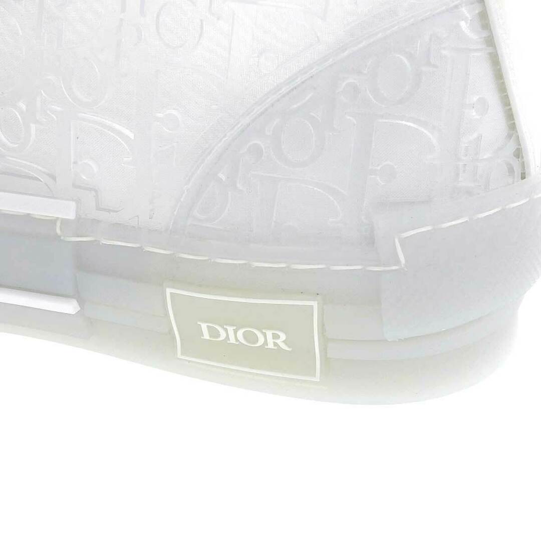 Dior(ディオール)のディオール B23 ハイトップ スニーカー オブリーク 3SH129ZOO メンズ ホワイト クリア Dior [美品] 【中古】 【アパレル・小物】 メンズの靴/シューズ(スニーカー)の商品写真