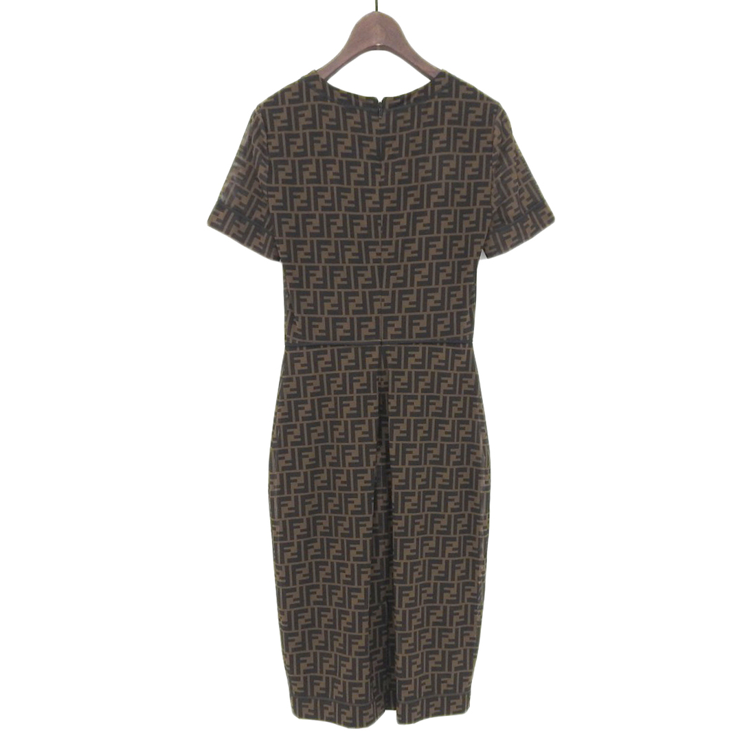 FENDI - フェンディ FF柄 ワンピース FD9627 A8G4 レディース ブラウン FENDI - フェンディ FF柄 ワンピース FD9627 A8G4 レディース ブラウン