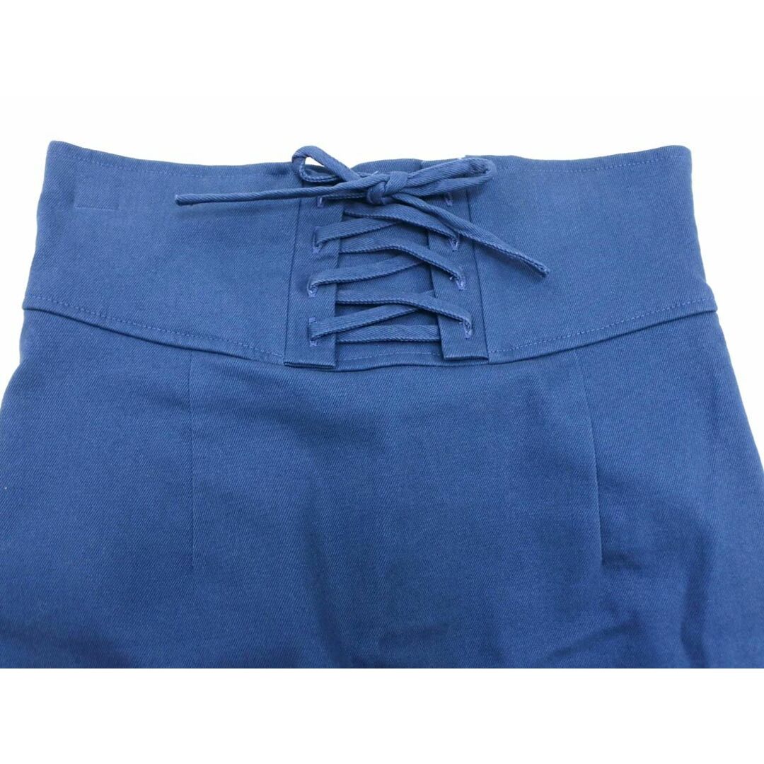 CECIL McBEE(セシルマクビー)のCECIL McBEE セシルマクビー レースアップ ロング スカート sizeS/青 ■■ レディース レディースのスカート(ロングスカート)の商品写真