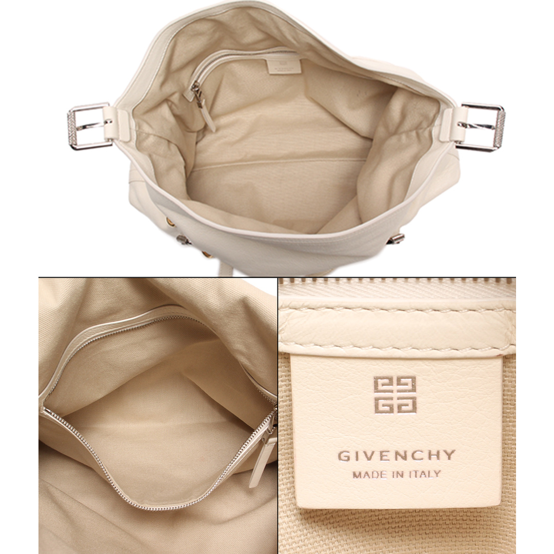 GIVENCHY(ジバンシィ)のジバンシー ショルダーバッグ アイボリー系 Vシルエット レディース レディースのバッグ(ショルダーバッグ)の商品写真