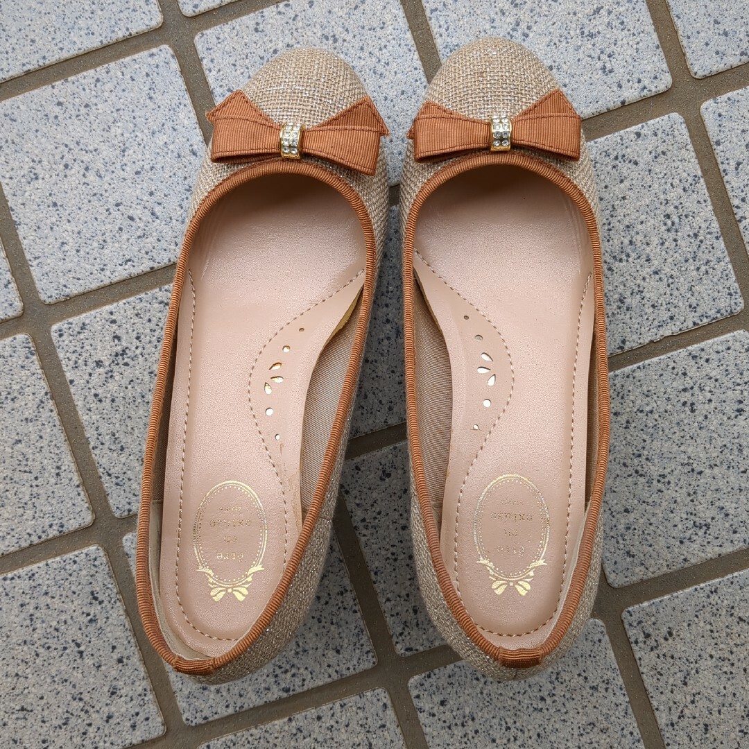 etre en extase shoes　Lサイズ　ベージュ レディースの靴/シューズ(ハイヒール/パンプス)の商品写真