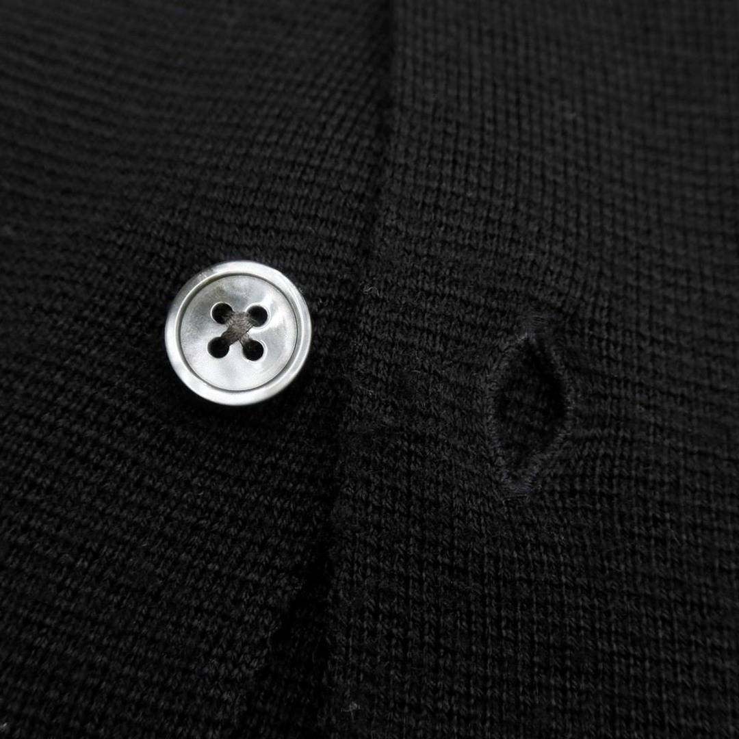 THE SUIT COMPANY(スーツカンパニー)の【中古】スーツカンパニー THE SUIT COMPANY ウールアクリルニット ジレベスト カジュアル系ジレ ブラック【サイズM】【メンズ】 メンズのトップス(ベスト)の商品写真