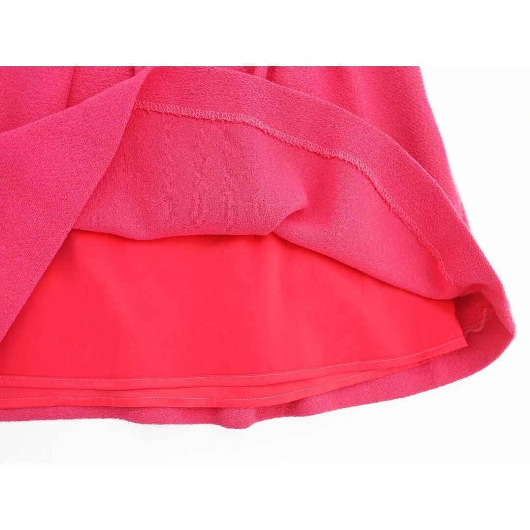 LE CIEL BLEU(ルシェルブルー)のLE CIEL BLEU ルシェルブルー タック ミニ スカート size40/ピンク ■■ レディース レディースのスカート(ミニスカート)の商品写真